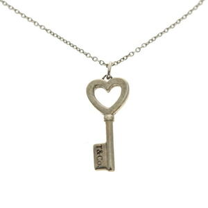Tiffany & Co Heart Key Necklace Motif Jewelry Accessory Kantei Kyoku Kasugai